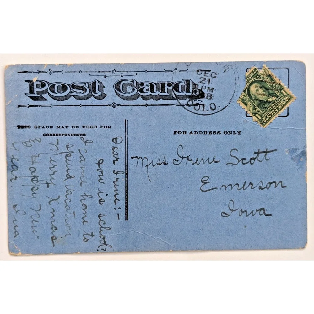 Australian Ballot Checklist Comic Sentiment Novelty Antique 1900s Postcard‎
